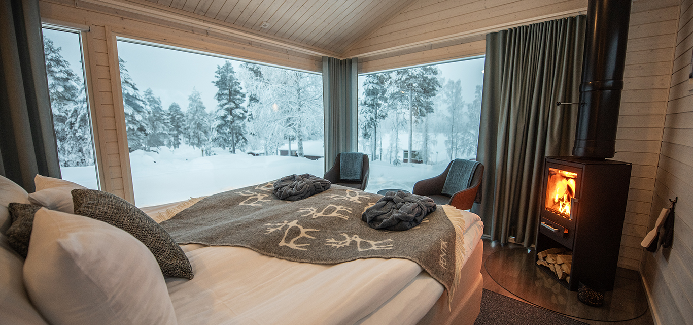 Cabin with a view.